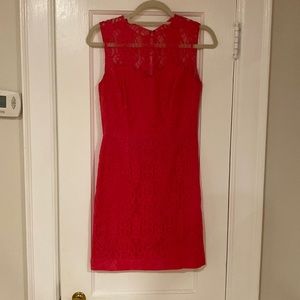 Cece by cynthia steefe pink lace dress